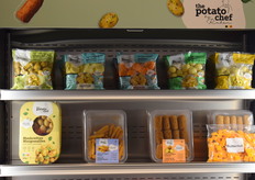 Distinctive developments from De Aardappelhoeve's The Potato Chef under the motto "Minder moeite en meer smaak" ("Less effort, more taste"), including sweet potato croquettes and fries and sweet round potato slices.